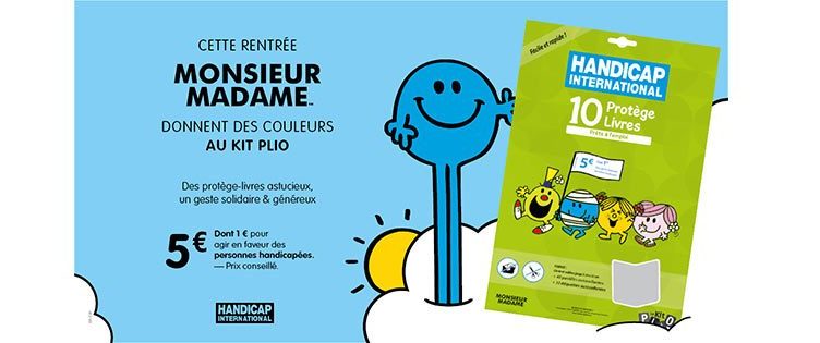 Le Groupe M6 soutient l'opération Kit Plio de Handicap International